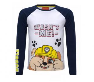 Bluza bumbac, maneca lunga, Paw Patrol Rubble