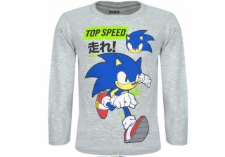 Bluza bumbac, maneca lunga, Sonic Top Speed