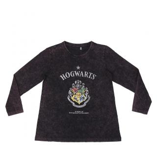 Bluza bumbac pentru fete, maneca lunga, Harry Potter Hogwarts