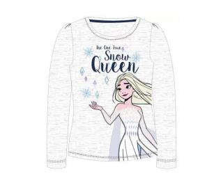 Bluza maneca lunga Frozen Snow Queen alb