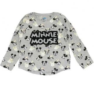Bluza maneca lunga Minnie Mouse,gri