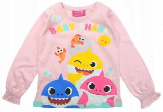 Bluza maneca lunga roz, Baby Shark Fish