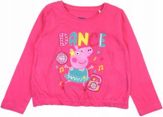 Bluza pentru copii cu maneca lunga din bumbac Peppa Pig Dance