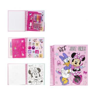 Caiet de activitati Disney Minnie cu pagini de colorat
