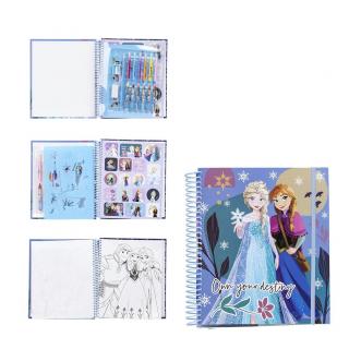 Caiet de activitati Frozen Disney cu pagini de colorat