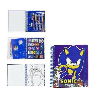 Caiet de activitati Sonic cu pagini de colorat