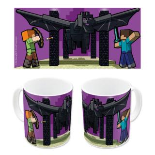 Cana ceramica Minecraft Ender Dragon 325ml