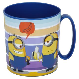 Cana plastic microunde Minions II 350 ml