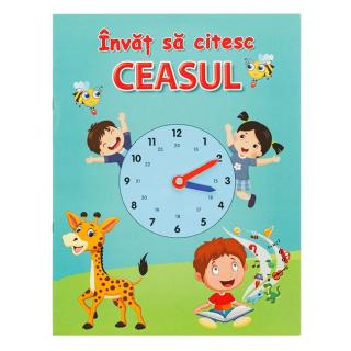 Carte Educativa Invat sa citesc ceasul 12 pagini