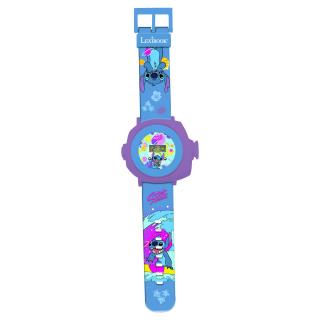 Ceas digital cu proiectie, curea din silicon, Lilo  Stitch