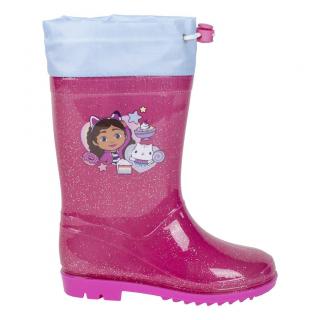 Cizme ploaie PVC cu siret Gabby s Dollhouse