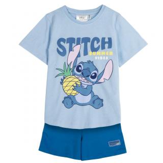 Compleu 2 piese, maneca scurta Lilo  Stitch Summer Vibes