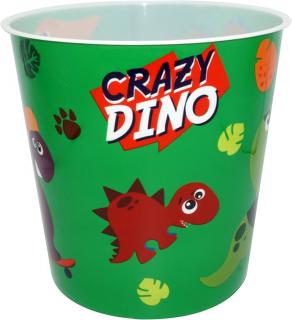 Cos birou Crazy Dino, 21x21.5x21.5 cm