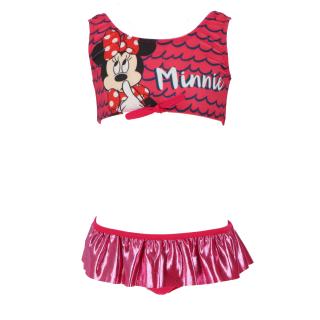 Costum baie 2 piese Bikini, Minnie Mouse, rosu