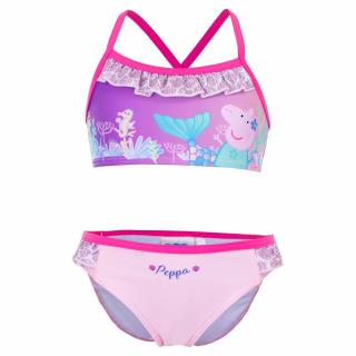 Costum baie 2 piese Bikini - turcoaz pink, Peppa Pig