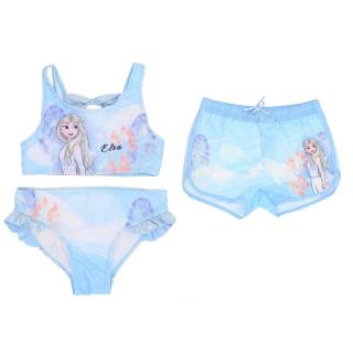 Costum baie 2 piese si pantaloni scurti Frozen Disney