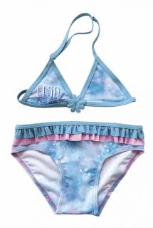 Costum de baie 2 piese Frozen Elsa flower