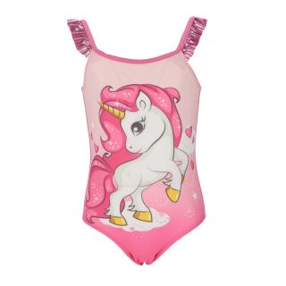 Costum de baie intreg cu volan, Unicorn