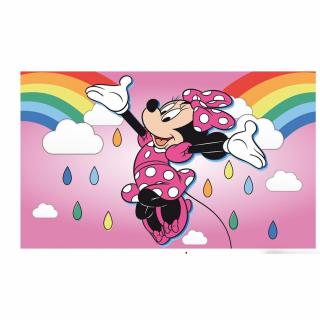 Covor Minnie Mouse, Rainbow, 40x70 cm