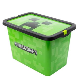 Cutie depozitare jucarii, Minecraft, 28,7x18,5x19,2 cm, 7 l