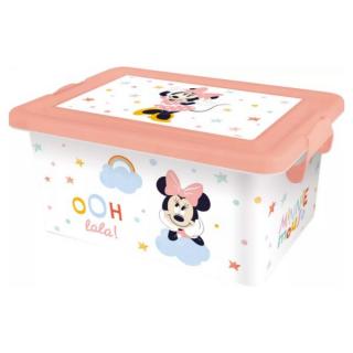 Cutie depozitare jucarii, Minnie Mouse, 32x23x15 cm, 7 l