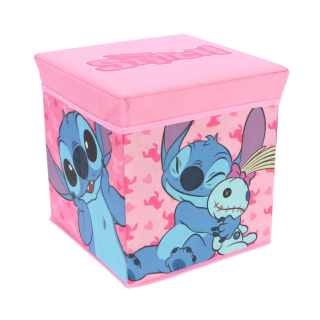 Cutie depozitare tip taburent Lilo  Stitch, 30x30x30 cm