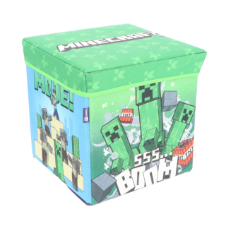 Cutie depozitare tip taburent Minecraft, 30x30x30 cm