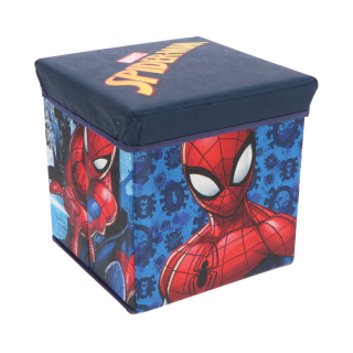Cutie depozitare tip taburent Spiderman, 30x30x30 cm
