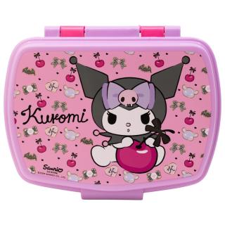 Cutie sandwich dreptunghiulara Hello Kitty Kuromi, 17x14x5,6 cm