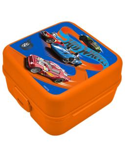 Cutie sandwich multicompartimente Hot Wheels, 14x14x8 cm