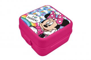 Cutie sandwich multicompartimente Minnie Mouse, 14x14x8 cm