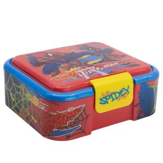 Cutie sandwich multicompartimente Spiderman Moving Target, 18x16x6.2 cm