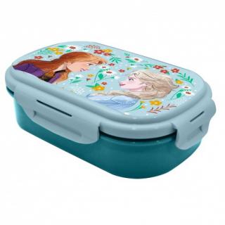 Cutie sandwich plastic cu tacamuri Frozen Disney , 22.5x14x6.5 cm