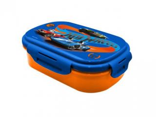 Cutie sandwich plastic cu tacamuri Hot Wheels, 22.5x14x6.5 cm