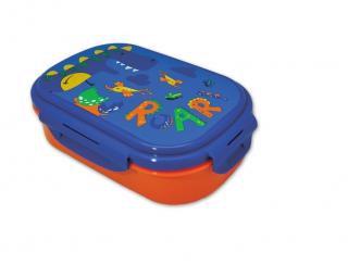 Cutie sandwich plastic cu tacamuri Roar Friends , 21x14x6 cm