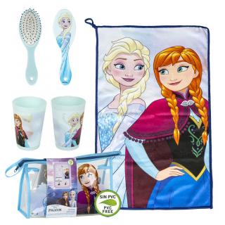 Geanta cu accesorii pentru copii Frozen Anna si Elsa