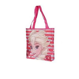 Geanta umar plaja Frozen 31x38 cm roz