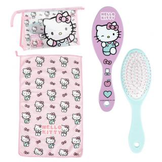 Geanta voiaj cu accesorii pentru copii Hello Kitty