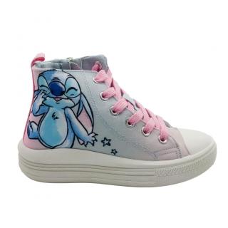 Ghete sport inalte cu talpa PVC Lilo  Stitch