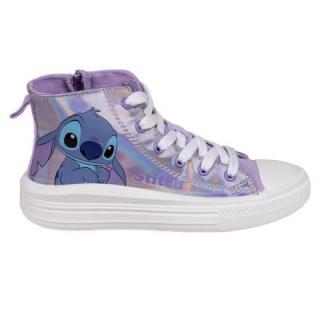 Ghete sport inalte, talpa PVC Lilo  Stitch