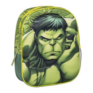 Ghiozdan gradinita 3D, Avengers Hulk, 31x25x10 cm