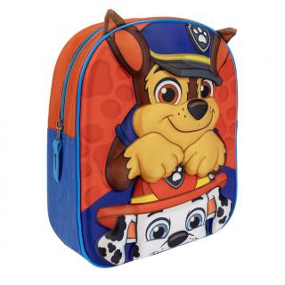 Ghiozdan gradinita 3D cu urechi, Paw Patrol, 31x25x10 cm