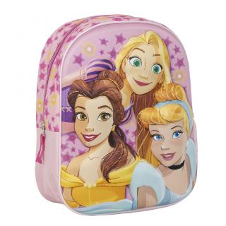 Ghiozdan gradinita 3D , Printesele Disney 31x25x10 cm