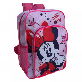 Ghiozdan scoala 2 compartimente Minnie Mouse 36cm