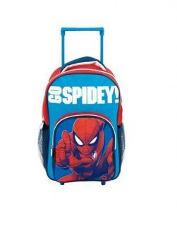 Ghiozdan troler 2 compartimente Spiderman, 36 cm