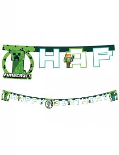 Ghirlanda decor, Minecraft Happy Birthday Sign FS, 200 cm
