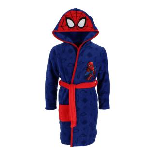 Halat baie cu gluga coral fleece Marvel Spiderman