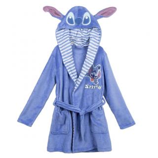 Halat baie cu gluga fleece Lilo  Stitch