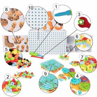 Joc de creatie interactiv Puzzle Mozaic Jungle