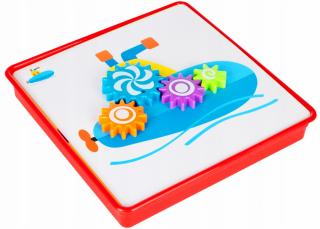 Jucarie educativa puzzle creativ Gear